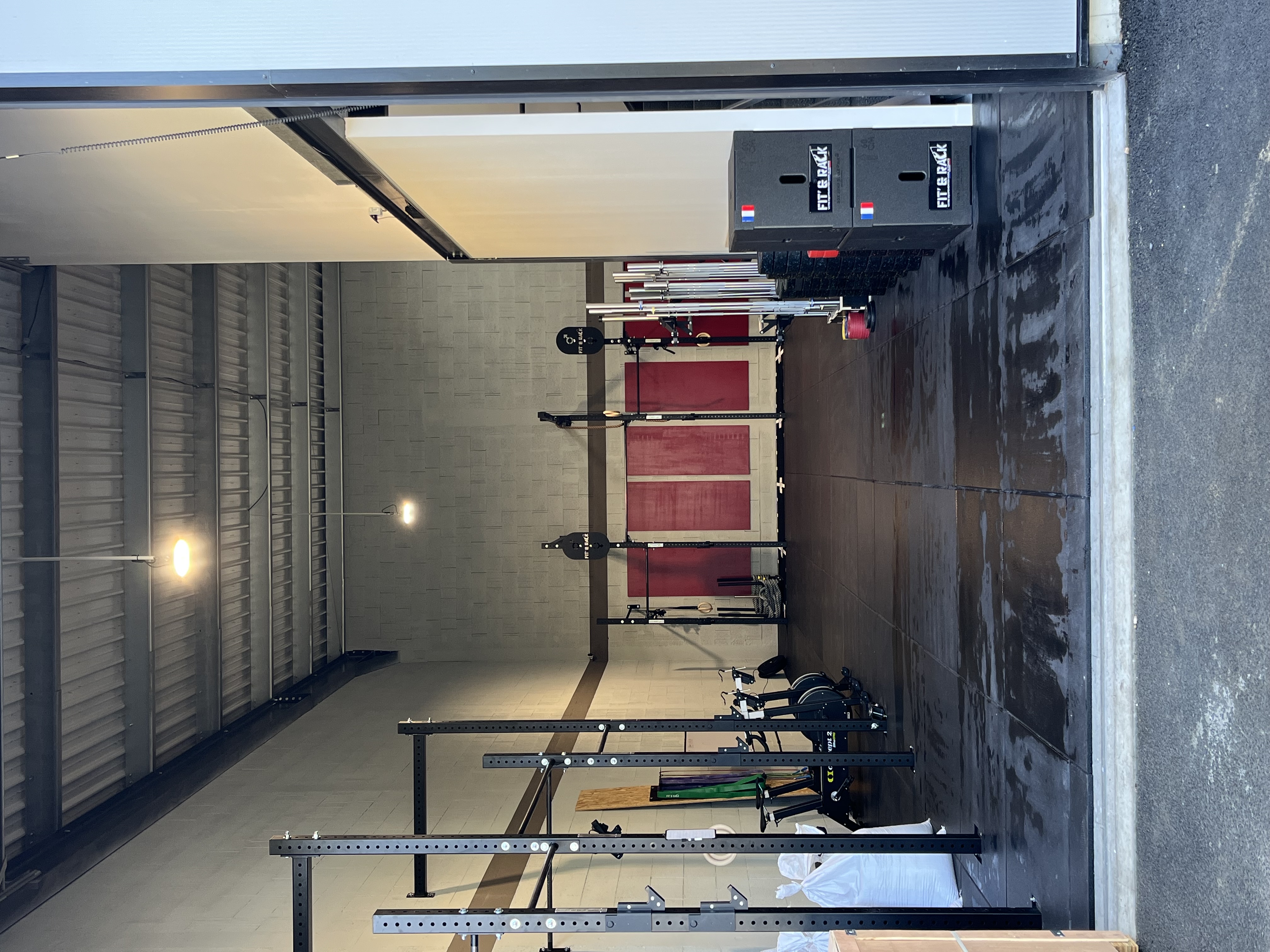 Le plateau d'entraînement de la box Fortime à Blanquefort